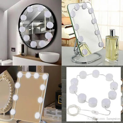 Vanity Mirror Fill Light Adjustable Luminance 3 Colors LED