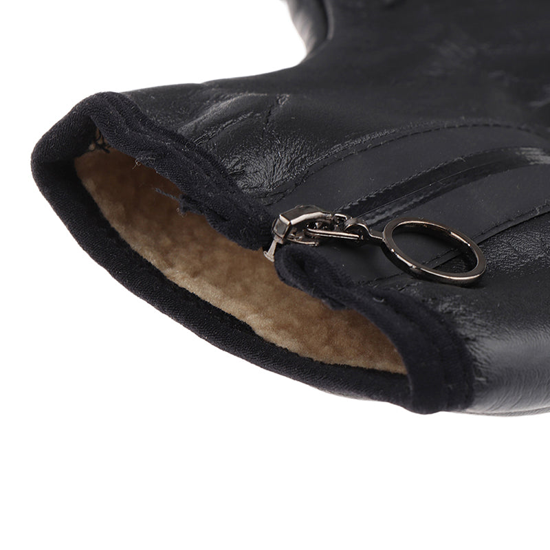 Unisex Winter Warm Leather Thermal Boat Slipper