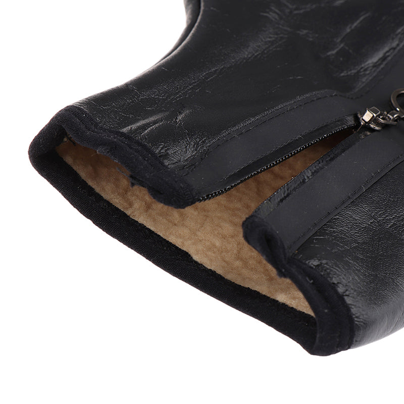 Unisex Winter Warm Leather Thermal Boat Slipper