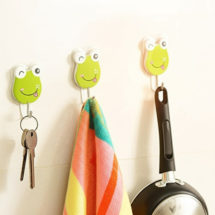 Pack Of 3 Self Adhesive Wall Hooks– Waterproof