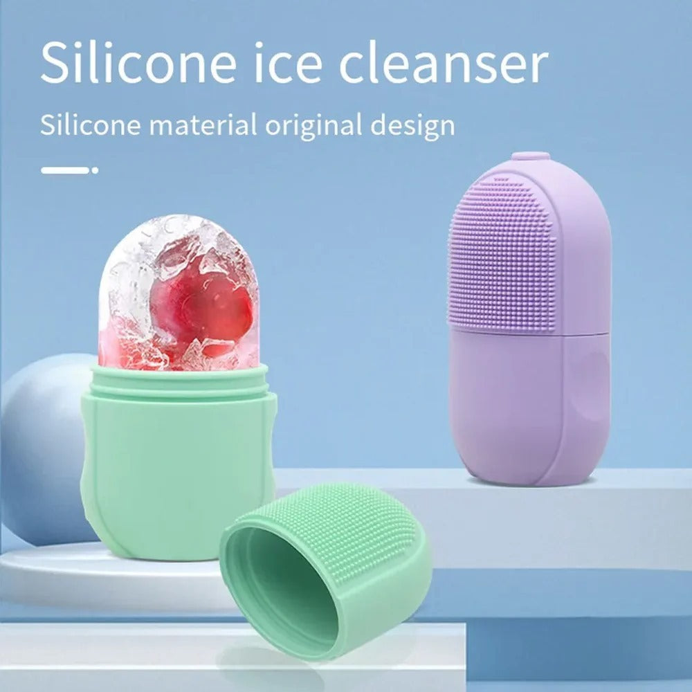 Cooling Ice Roller with Scrub