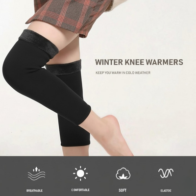 1 Pair Thermal Wool Knee Brace Sleeves