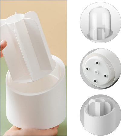 360° Rotating Makeup Brush Organizer